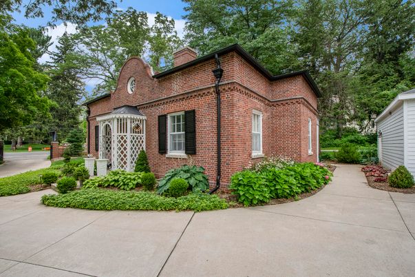Exterior, Facade, Brick Facade, Tudor Revival