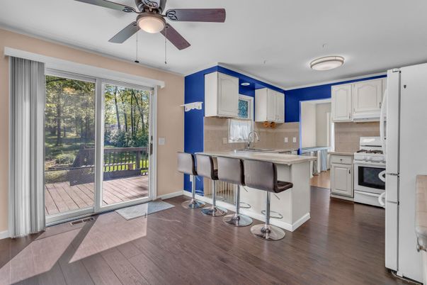 Interior, Kitchen, Wood Texture Flooring