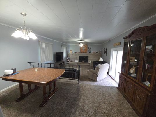 Fireplace, Interior, Living room, Pendant Lights