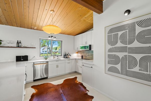 Interior, Kitchen, Stainless Steel Appliances, Wooden Beams, Wooden Ceilings