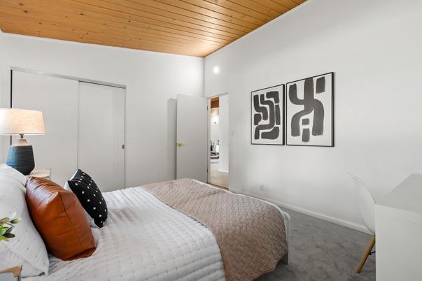 Bedroom, Interior, Wooden Ceilings