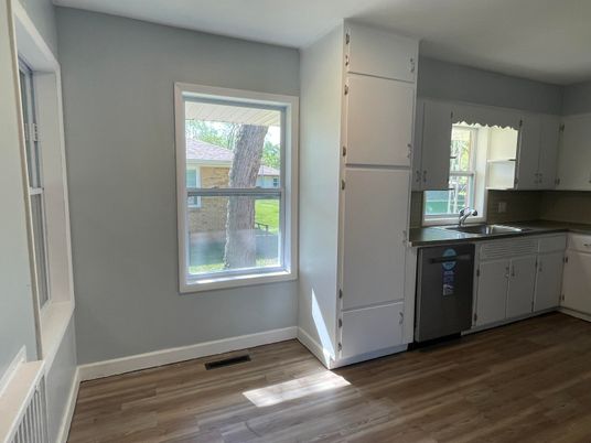 Interior, Kitchen, Wood Texture Flooring