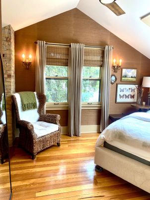 Bedroom, Interior, Wood Texture Flooring