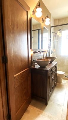 Bathroom, Glass Shower, Interior