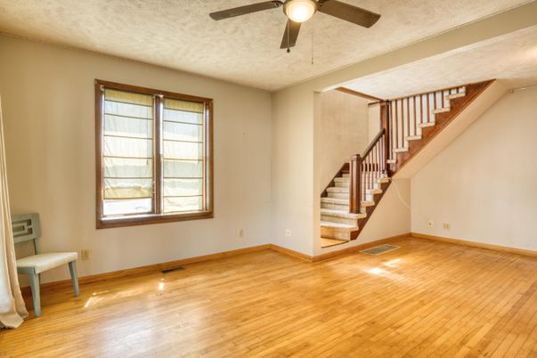 Empty room, Interior, Wood Texture Flooring