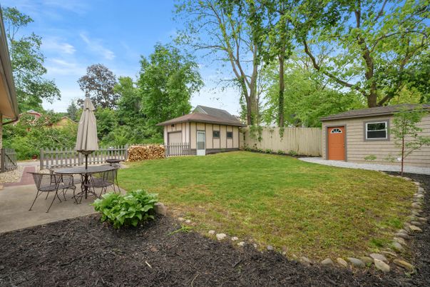 Backyard, Detached Garage, Exterior