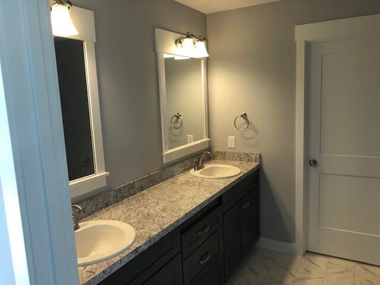 Bathroom, Dual Sink Vanities, Interior, Marble