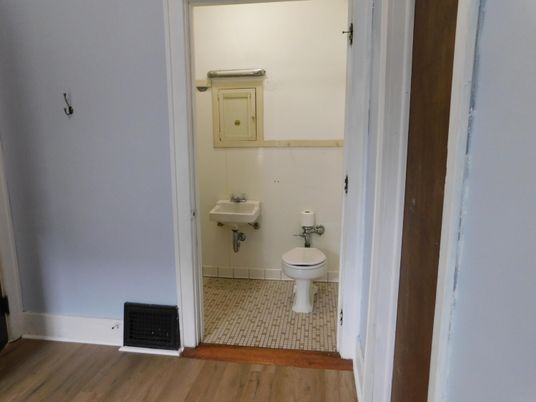 Bathroom, Interior, Wood Texture Flooring