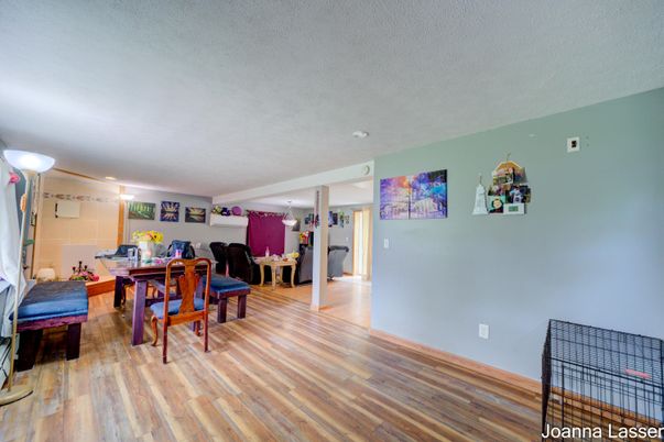 Dining room, Interior, Wood Texture Flooring