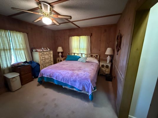 Bedroom, Interior, Wooden Walls