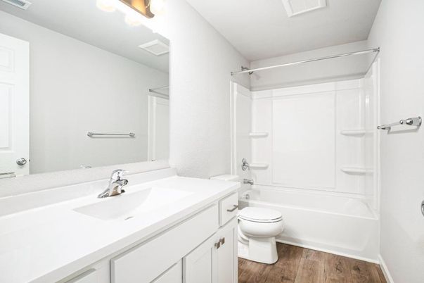 Bathroom, Interior, Wood Texture Flooring