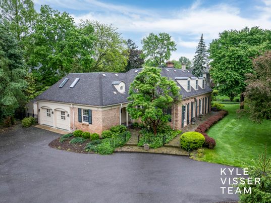 Attached, Backyard, Exterior, Facade, Brick Facade, French Provincial
