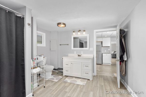 Bathroom, Interior, Wood Texture Flooring