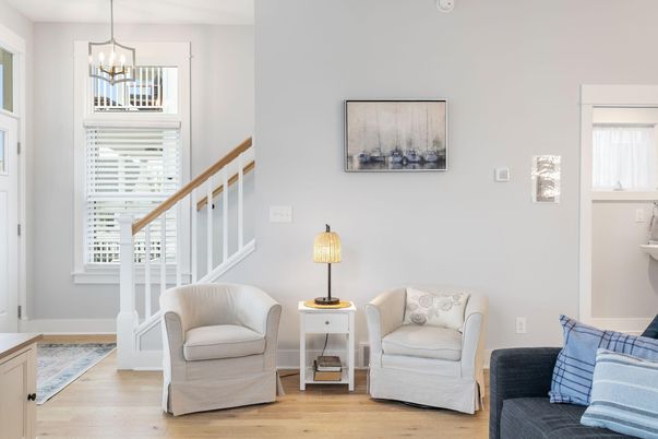 Interior, Pendant Lights, Wood Texture Flooring