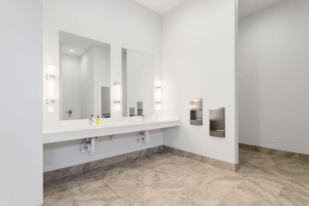 Bathroom, Interior, Recessed Lighting