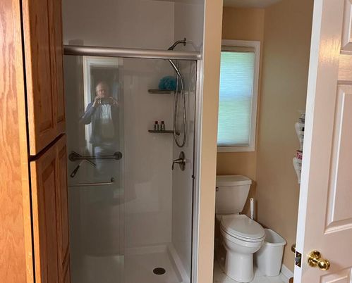 Bathroom, Glass Shower, Interior