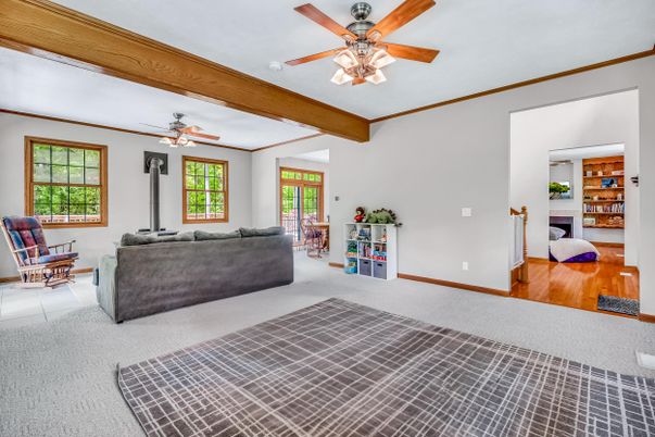 Fireplace, Interior, Living room, Wooden Beams, Wood Texture Flooring