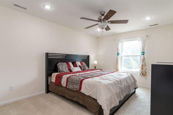 Bedroom, Interior, Recessed Lighting