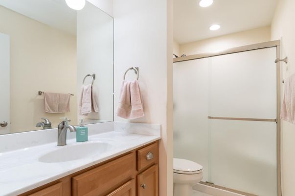 Bathroom, Interior, Recessed Lighting