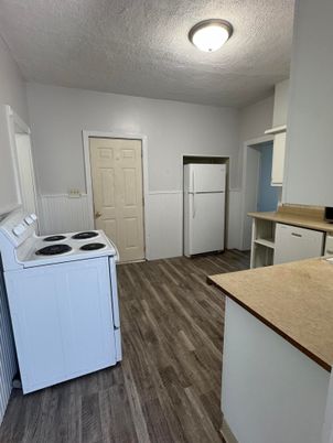 Interior, Kitchen, Washer, Wood Texture Flooring