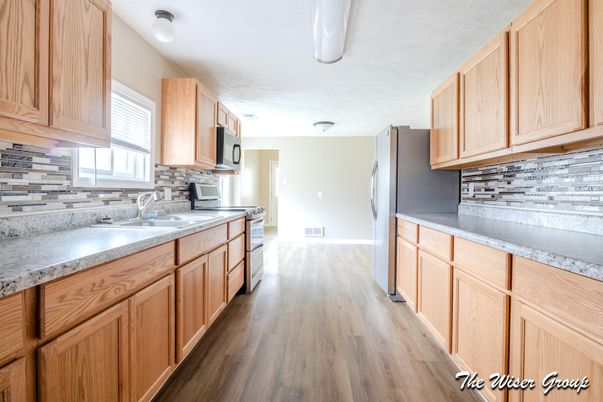 Interior, Kitchen, Wood Texture Flooring