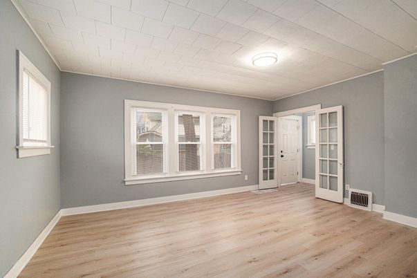 Empty room, Interior, Wood Texture Flooring