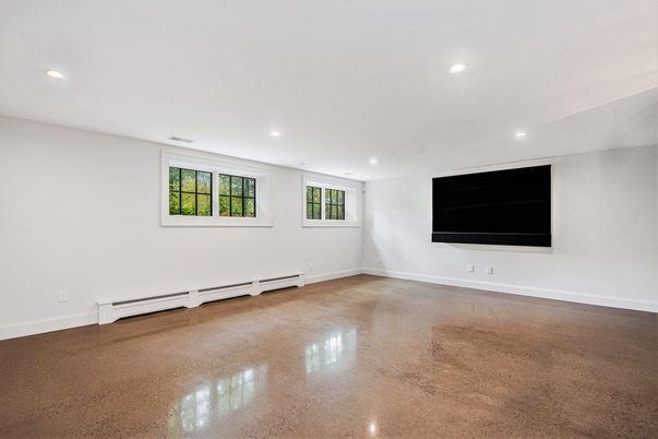 Empty room, Interior, Recessed Lighting
