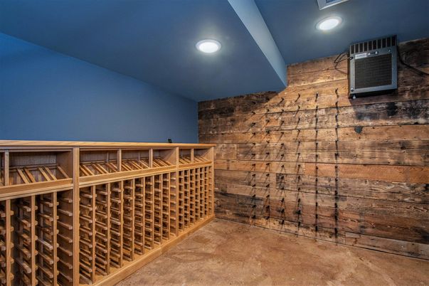 Interior, Recessed Lighting, Wine Storage, Wooden Walls