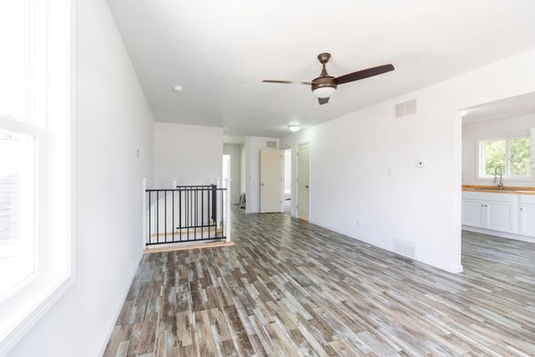 Empty room, Interior, Wood Texture Flooring
