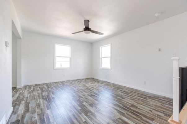 Empty room, Fireplace, Interior, Wood Texture Flooring