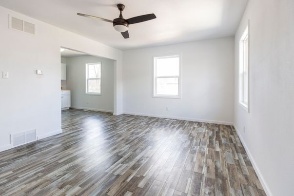 Empty room, Interior, Wood Texture Flooring