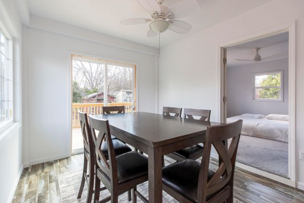Dining room, Interior, Wood Texture Flooring