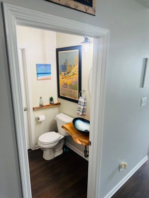 Bathroom, Interior, Wood Texture Flooring