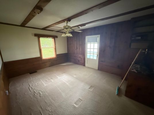 Empty room, Interior, Wooden Walls
