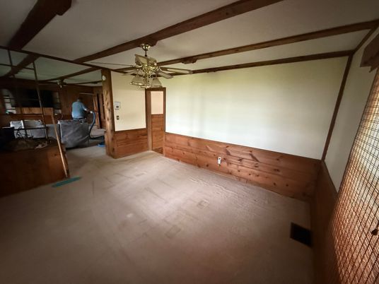 Empty room, Interior, Wooden Walls
