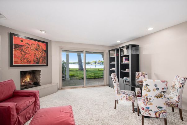 Fireplace, Interior, Recessed Lighting, Water