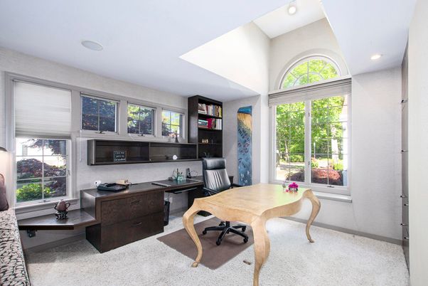 Home Office, Interior, Recessed Lighting