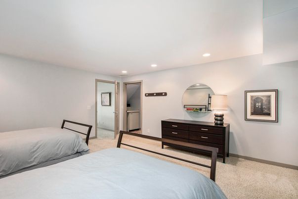 Bedroom, Interior, Recessed Lighting