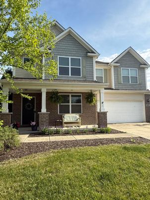 Attached, Exterior, Facade, Brick Facade, American Craftsman