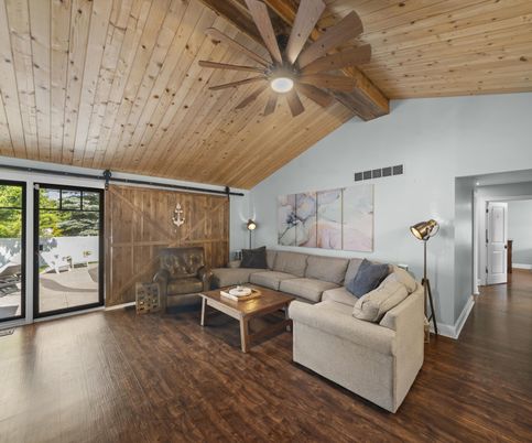 Fireplace, Interior, Living room, Wooden Beams, Wooden Ceilings, Wood Texture Flooring