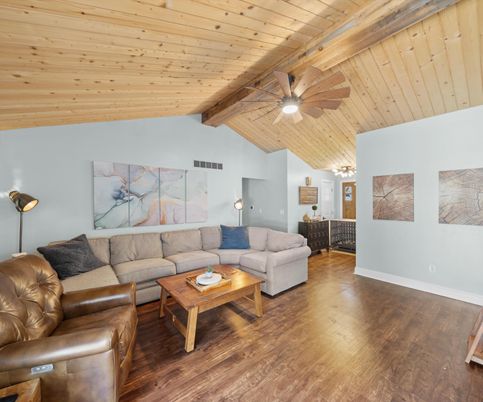 Interior, Living room, Wooden Beams, Wooden Ceilings, Wood Texture Flooring