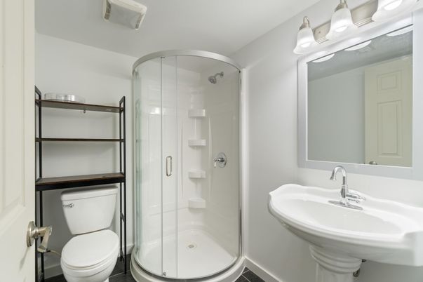 Bathroom, Glass Shower, Interior