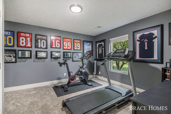 Fitness Equipment, Interior, Recessed Lighting