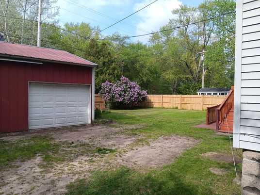 Backyard, Detached Garage, Exterior