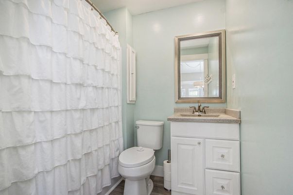 Bathroom, Interior, Wood Texture Flooring