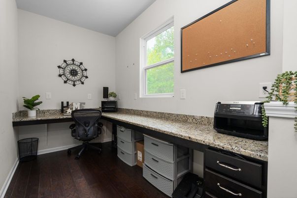 Home Office, Interior, Wood Texture Flooring