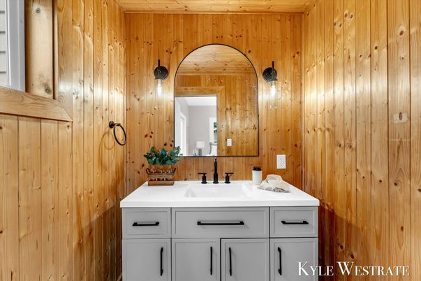 Bathroom, Interior, Wooden Walls