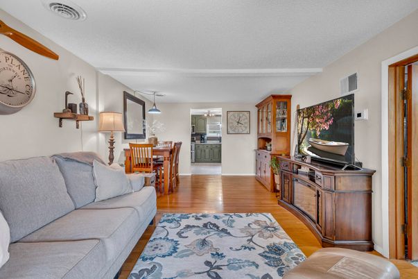 Dining room, Interior, Kitchen, Living room, Wood Texture Flooring