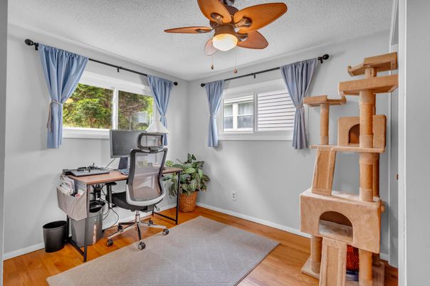 Home Office, Interior, Wood Texture Flooring