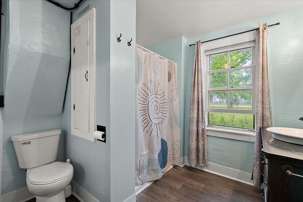 Bathroom, Interior, Wood Texture Flooring